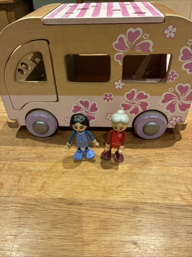 Elc wooden camper van - toy, with