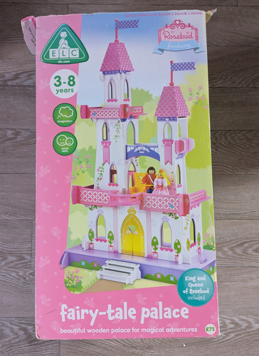 Wood play set castle - castle, elc