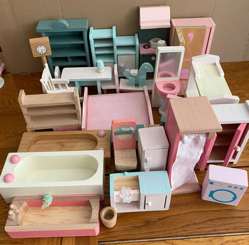 Group elc wooden toy dolls - group,